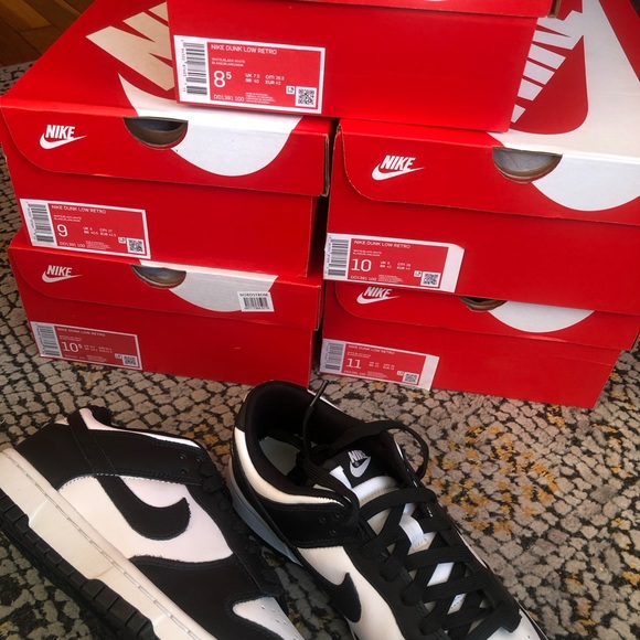 Nike Dunk white/black panda men - Picture 5 of 5